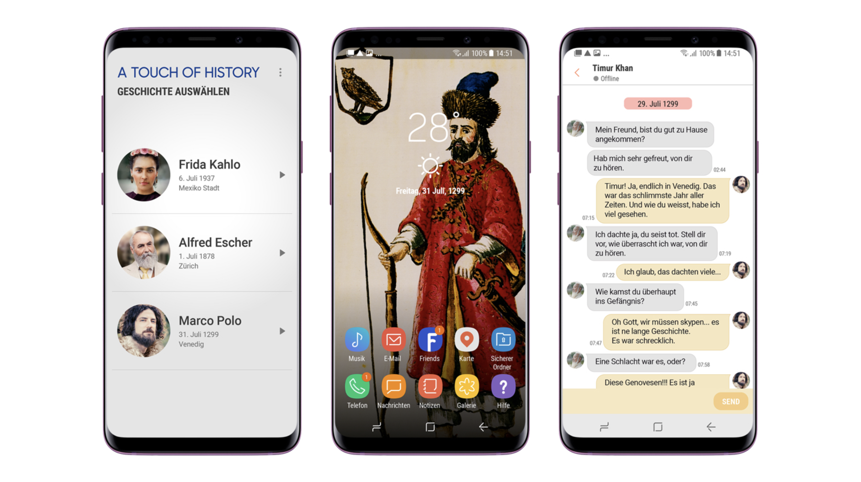 Samsung Kampagne unter Creative Lead von Wolfgang Bark