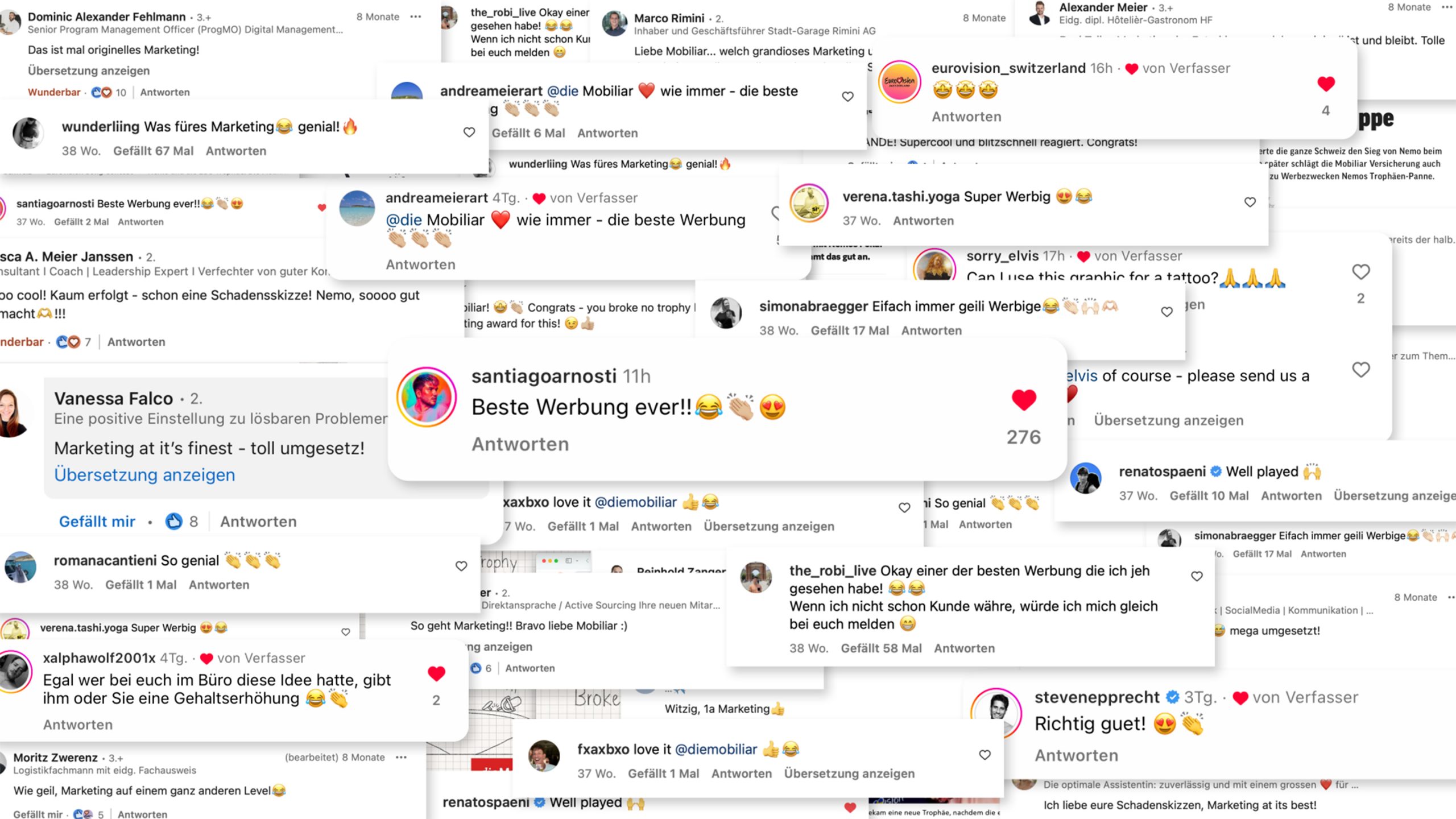 Kommentarezur Nemo-broke-the-code-Kampagne der Mobiliar. Creative Lead Wolfgang Bark