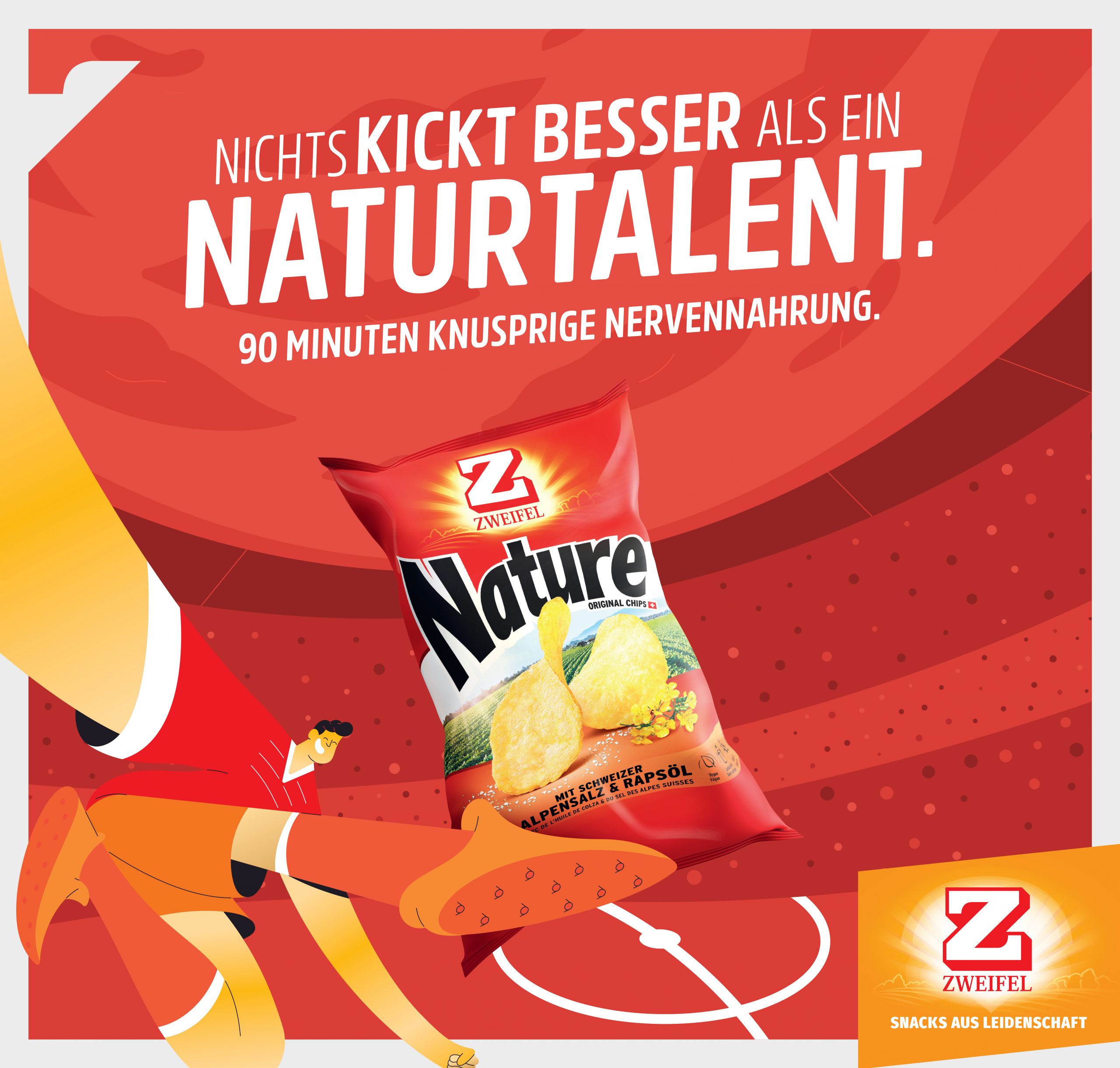 Nature2 Euro 2024 Zweifel Kampagne mit Creative Lead Wolfgang Bark